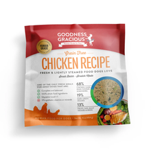 Load image into Gallery viewer, Goodness Gracious Frozen Gently Cooked Chicken Recipe for Dogs - 16oz Pouch