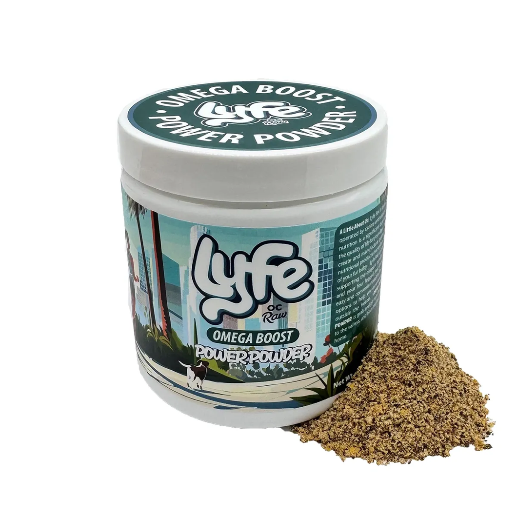 Lyfe by OC Raw Power Powder - Omega Boost 4.25oz Jar
