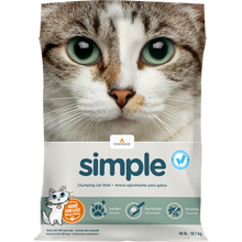 Load image into Gallery viewer, Intersand Simple Clumping Cat Litter, Unscented, 40-lb