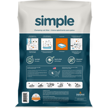 Load image into Gallery viewer, Intersand Simple Clumping Cat Litter, Unscented, 40-lb