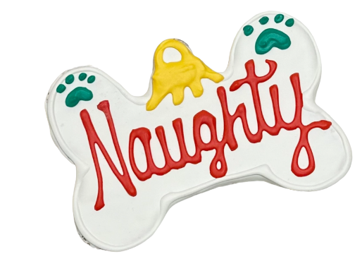 *Seasonal - WINTER* Lucky Biscuit Pet Bakery - Naughty Bone Dog Cookie