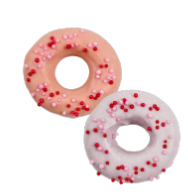 *Seasonal - SPRING* Bosco & Roxy's Valentine's Mini Donut Dog Cookie