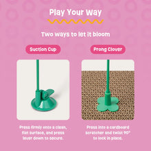 Load image into Gallery viewer, Giddy Kitty Springy Flower Cat Treat Toy - Playful Poppy Red