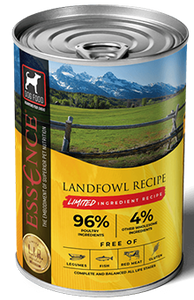Essence Wet Dog Food L.I.R. Landfowl Recipe 13oz Can Single