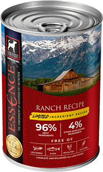 Essence Wet Dog Food L.I.R. Ranch Recipe 13oz Can Single
