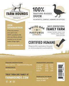 Farm Hounds Duck Jerky 3.5oz Bag