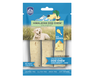 Himalayan Pet Supply Dog Chew - Smoked Hard Cheese Chew with Chicken - Small 3.3oz Bag