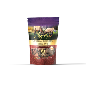 Zignature Dog Treats Grain-Free Venison Formula 12oz Bag