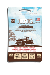 Tucker's Raw Frozen Dog Food - Pork, Beef & Pumpkin 6lb Bag