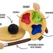 P.L.A.Y. Back to School Plush Toy - Puppy's Palette