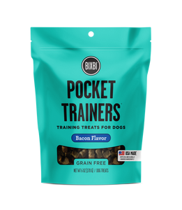 Bixbi Soft Dog Treats Pocket Trainers Bacon Flavor 6oz Bag
