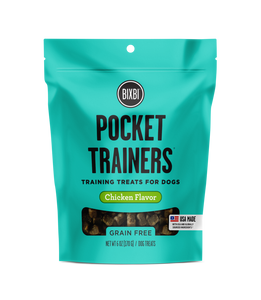 Bixbi Soft Dog Treats Pocket Trainers Chicken Flavor 6oz Bag