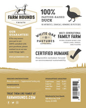 Load image into Gallery viewer, Farm Hounds Duck Jerky 3.5oz Bag