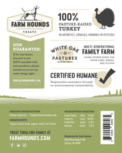 Load image into Gallery viewer, Farm Hounds Turkey Strips 4.5oz Bag