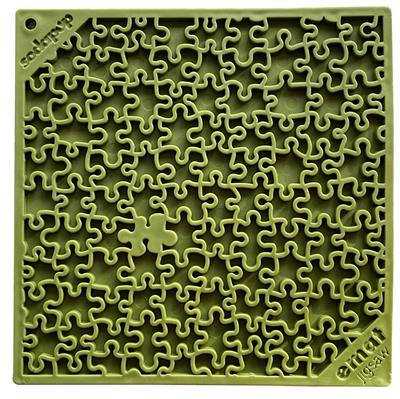 SodaPup Jigsaw Design Enrichment Licking Mat - Green
