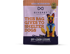 GivePet Soft Dog Treats - Grain-Free Off-Leash Leisure 6oz Bag