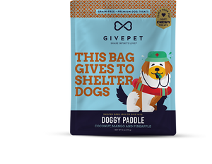 GivePet Soft Dog Treats - Grain-Free Doggy Paddle 6oz Bag