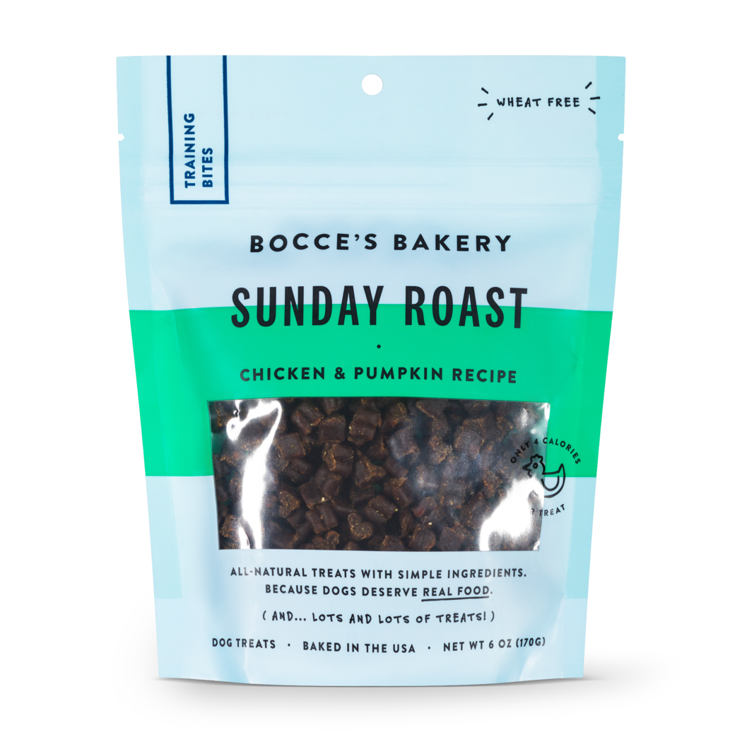 Bocce’s Everyday Training Bites Sunday Roast 6oz bag