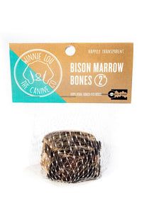 Winnie Lou Individual Bison Marrow Bone - 2"