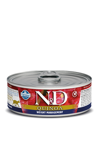 Farmina Quinoa Wet Cat Food N&D Weight Management - Lamb 2.5oz Can Single *Special Order Only*