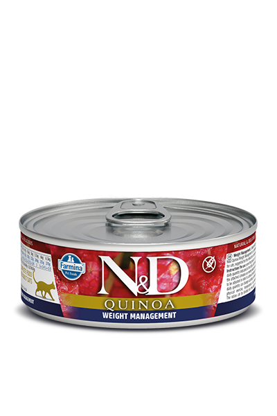 Farmina Quinoa Wet Cat Food N&D Weight Management - Lamb 2.5oz Can Single *Special Order Only*