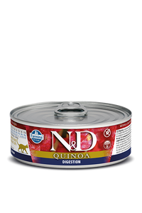 Farmina Quinoa Wet Cat Food N&D Digestion - Lamb 2.5oz Can Single