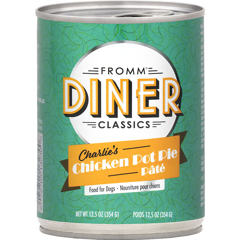 Fromm Wet Dog Food Diner Classics - Charlie's Chicken Pot Pie Pâté 12.5oz Can Single