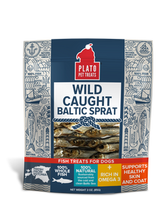 Plato Baltic Sprat Treats 3oz Bag