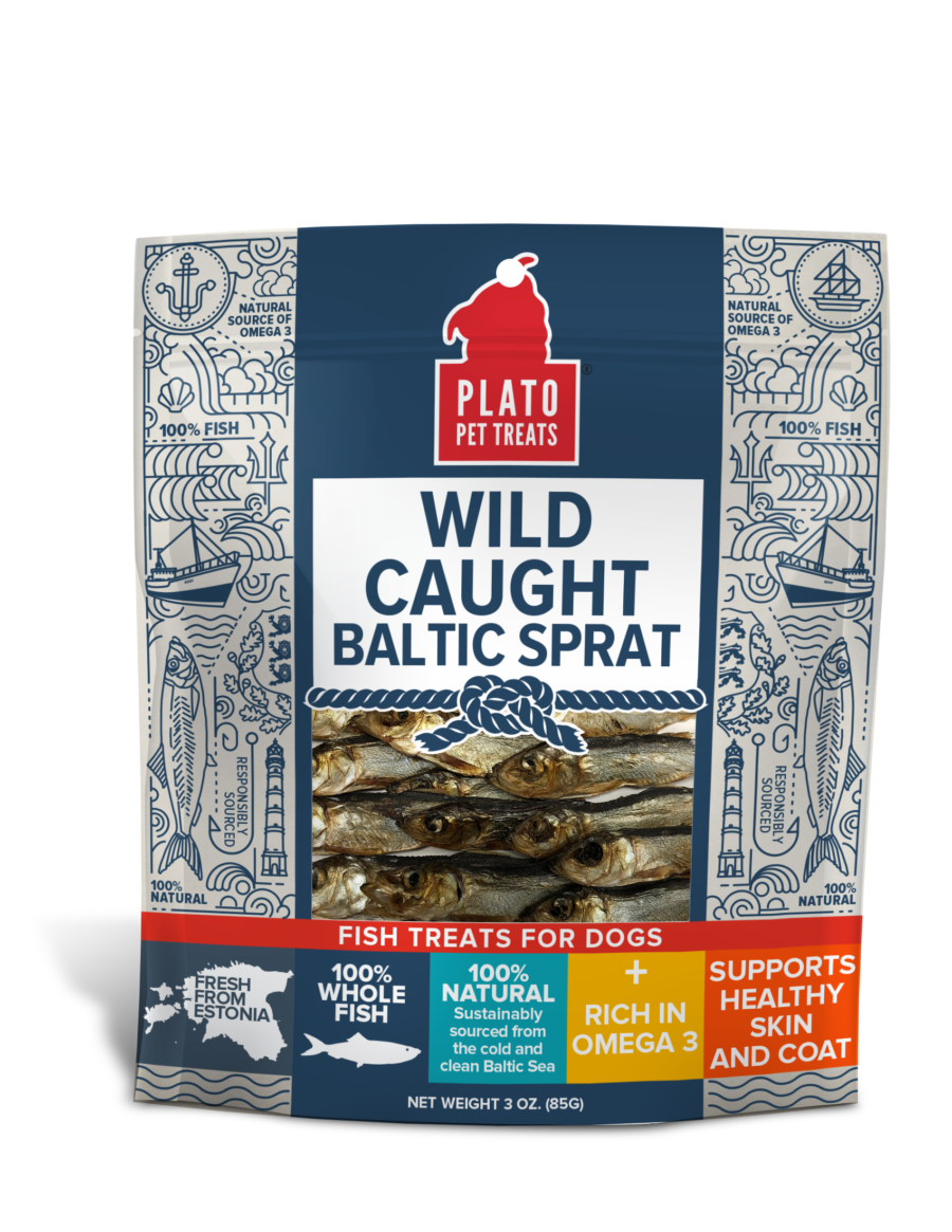 Plato Baltic Sprat Treats 3oz Bag