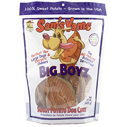 Sam's Yams Big Boyz Sweet Potato Chews 15oz Bag