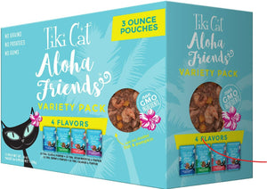 Tiki Cat® Wet Cat Food Aloha Friends™ Variety Pack 3oz Pouches 12pk