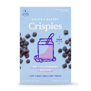 Bocce’s Crispies PB + Blueberry Recipe 10oz box