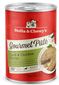 Stella & Chewy's Wet Dog Food Gourmet Duck & Chicken Pate 12.5oz Can Single