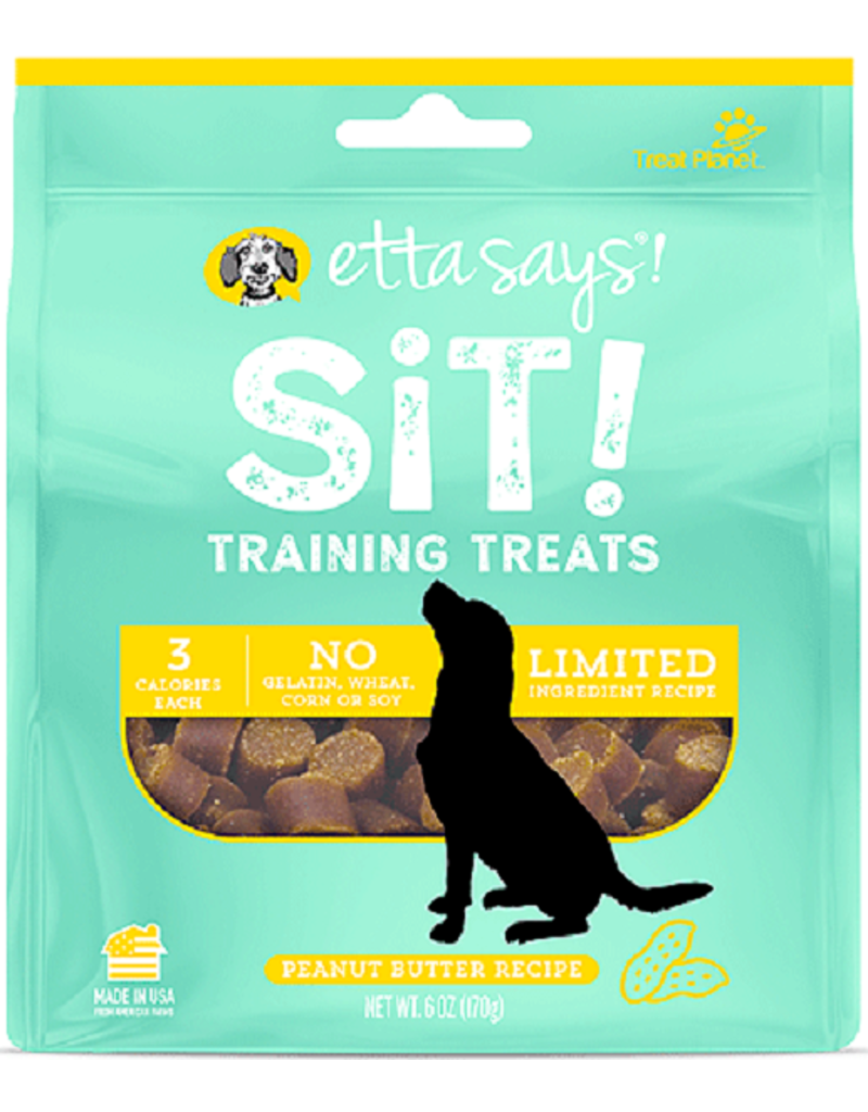 Etta Says! Sit! Training Treats Peanut Butter 16oz bag