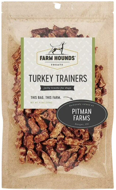 Farm Hounds Turkey Trainers 4.5oz Bag