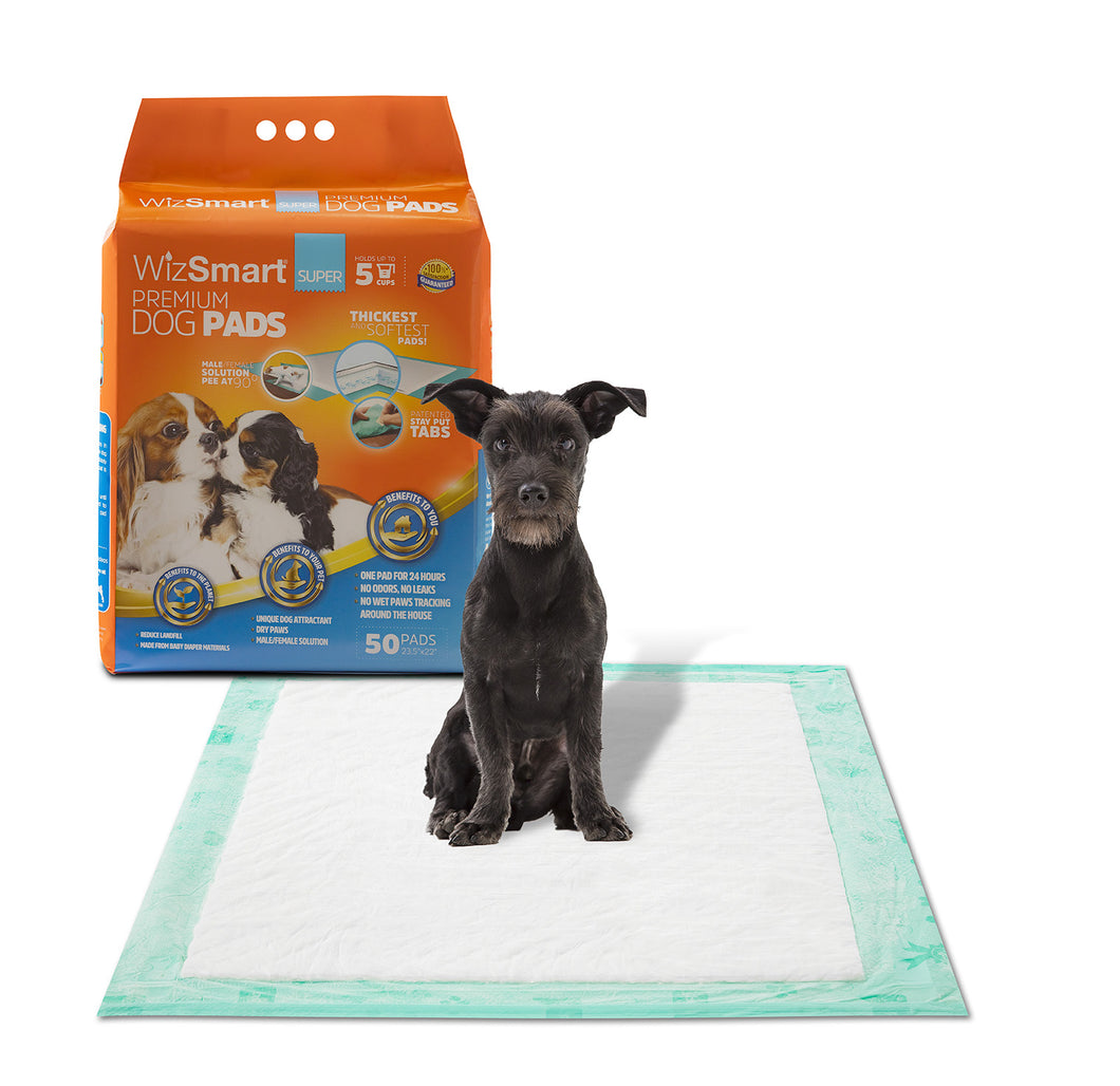 WizSmart Dog Training Pads Heavyweight (Formerly Super) 50pk – The