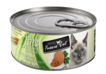 Fussie Cat Wet Cat Food Fine Dining Mousse- Chicken W/ Pumpkin 2.4oz Can Single