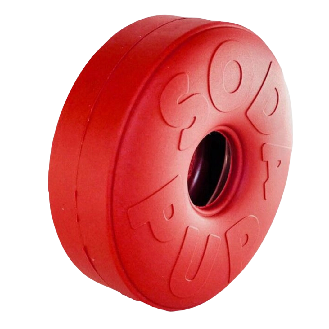 SodaPup Live Saver Durable Rubber Chew Toy and Treat Dispenser
