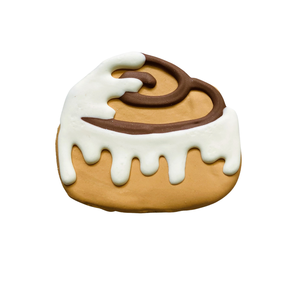 Lucky Biscuit Pet Bakery Breakfast Menu- Cinnamon Roll Dog Cookie