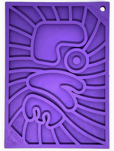 SodaPup Groovy Love Design Emat Enrichment Licking Mat - Small