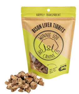 Winnie Lou Bison Liver Tidbits 2oz Bag