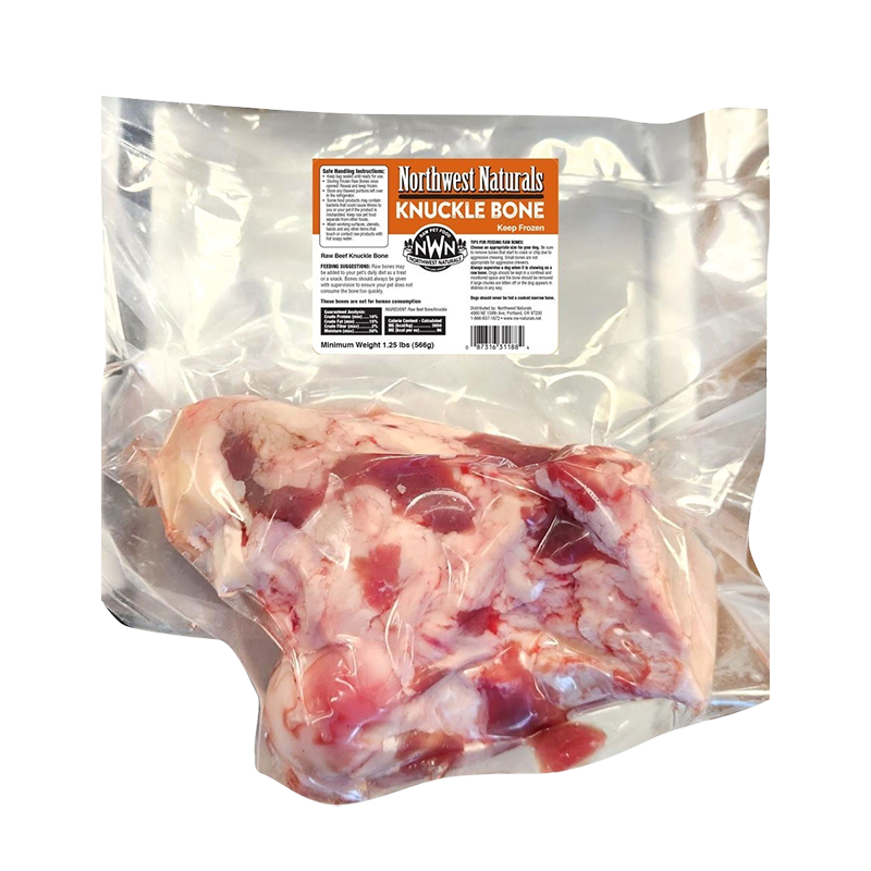 Northwest Naturals Frozen Raw Beef Knuckle Bone 2lb package