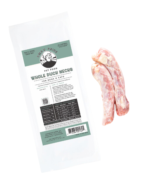 Oma's Pride Frozen Raw Duck Necks 6pk Bag