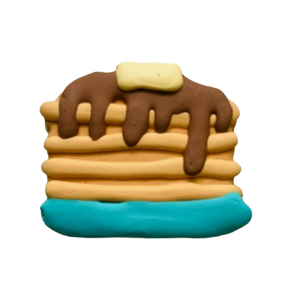 Lucky Biscuit Pet Bakery Breakfast Menu- Pancakes Dog Cookie