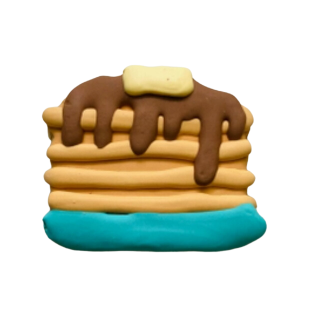 Lucky Biscuit Pet Bakery Breakfast Menu- Pancakes Dog Cookie