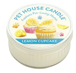 One Fur All Mini Candle Lemon Cupcake