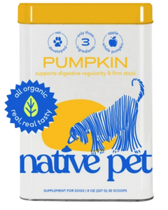 Native Pet Freeze-Dried Pumpkin 8oz Tin