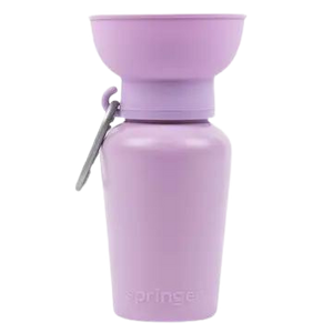 Springer Flip 20oz Dog Travel Water Bottle - Purple