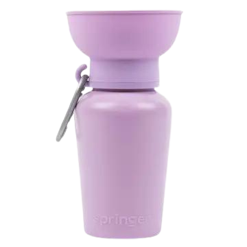 Springer Flip 20oz Dog Travel Water Bottle - Purple