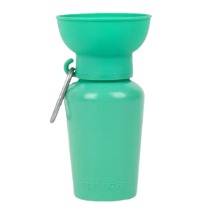 Springer Flip 20oz Dog Travel Water Bottle - Green